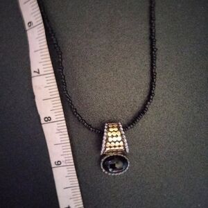 🐰🎉Elegant Black and Gold Women's Necklace